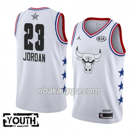Chicago Bulls Michael Jordan 23 2019 Kaikki tähti Jordan Brand Valkoinen Pelipaidat Swingman - Lasten